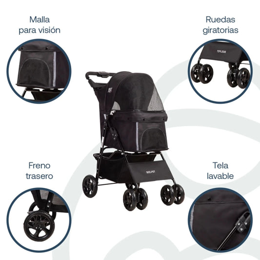 Coche para Mascota BRAVO de BEEPET Bebesit
