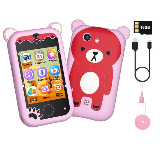 Celular Infantil Con Cámara, Juegos Y Pantalla Táctil