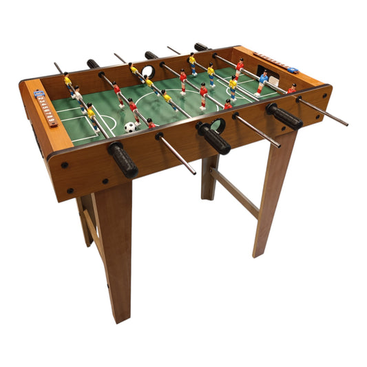 Futbolito de madera con patas, en caja